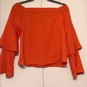Orange blouse